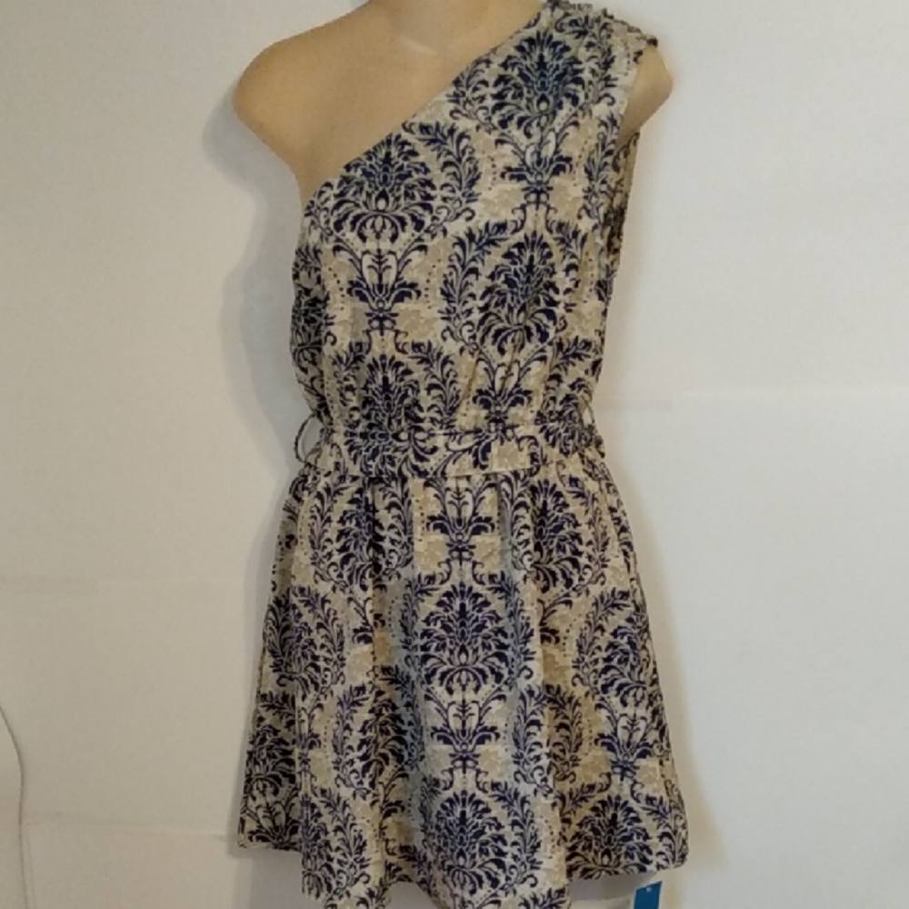 Cupshe One Sleeve Swim Coverup Dress New With Tags Small